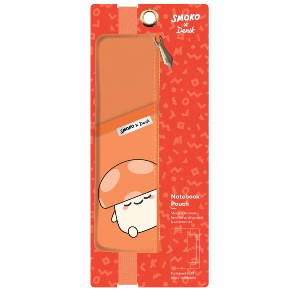 SMOKO x Denik Kai Mushroom Banded Pencil Pouch
